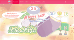 Desktop Screenshot of kemtrangtien35.com