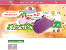 Tablet Screenshot of kemtrangtien35.com